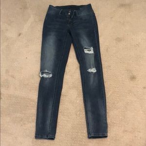 Black Heart  Hot topic Super Skinny Jeans